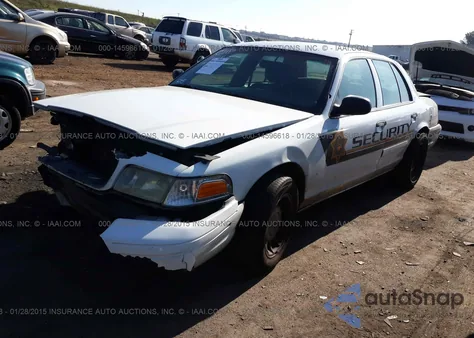 2005 Ford Crown Victoria Police from USA, damaged, VIN 2FAHP71W25X153648